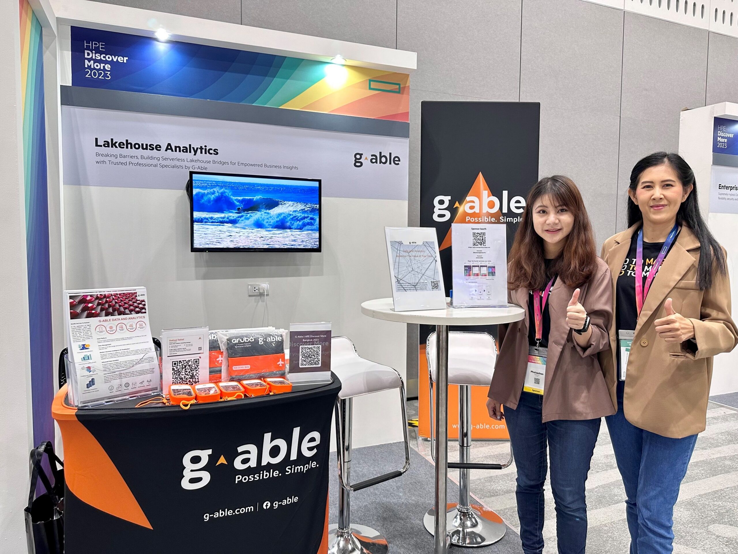 G-Able ร่วมงานสัมมนา HPE Discover More Bangkok 2023 - G-Able